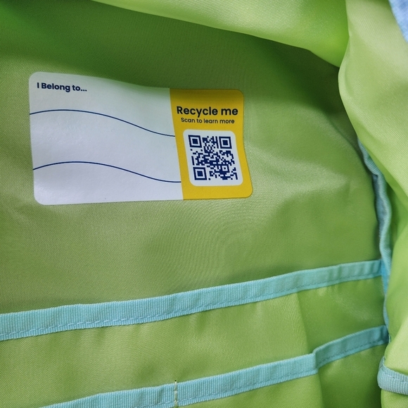 Ecotech Riley 17" Backpack - Aqua Ripple - Picture 9 of 15